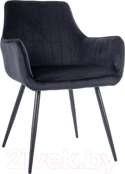 Изображение товара Стул Signal Apple Velvet (Bluvel 19 черный/черный)