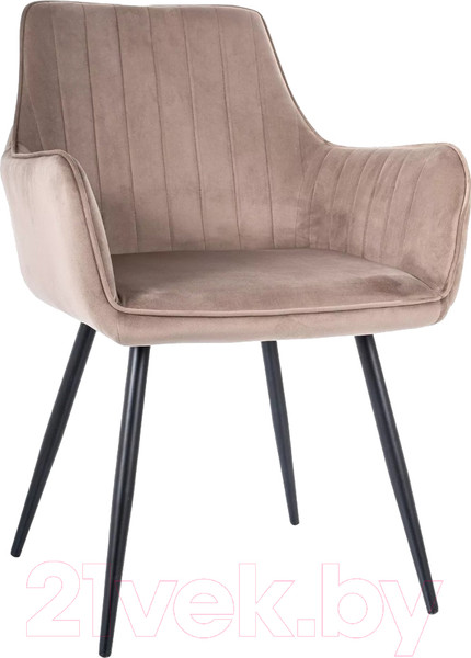 Изображение товара Стул Signal Apple Velvet (Bluvel 40 темно-бежевый/черный)
