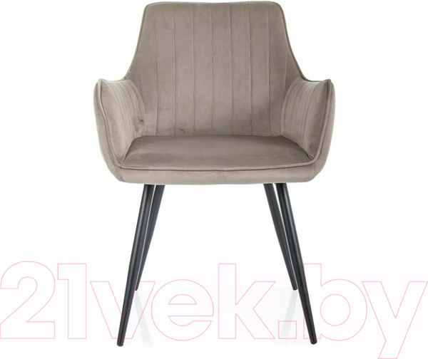 Изображение товара Стул Signal Apple Velvet (Bluvel 40 темно-бежевый/черный)