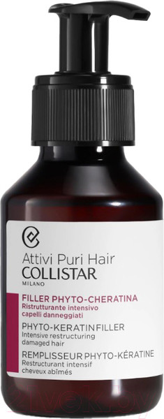 Изображение товара Филлер для волос Collistar Attivi Puri Hair Phyto-Keratin Filler (100мл)
