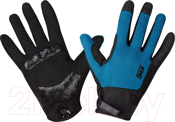 Изображение товара Велоперчатки STG Fit Skin/Х108497-L (L, синий/черный)