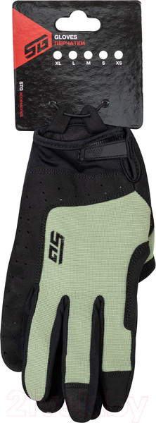 Изображение товара Велоперчатки STG Fit Skin / Х108504-S ( S, зеленый/черный)