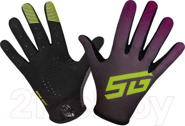 Изображение товара Велоперчатки STG Sens Skin / Х108515-XS (XS, черный/бордовый)