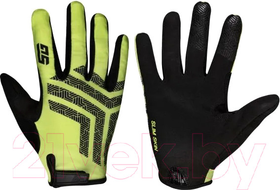Изображение товара Велоперчатки STG Slim Skin / Х108526-S (S, зеленый/черным )