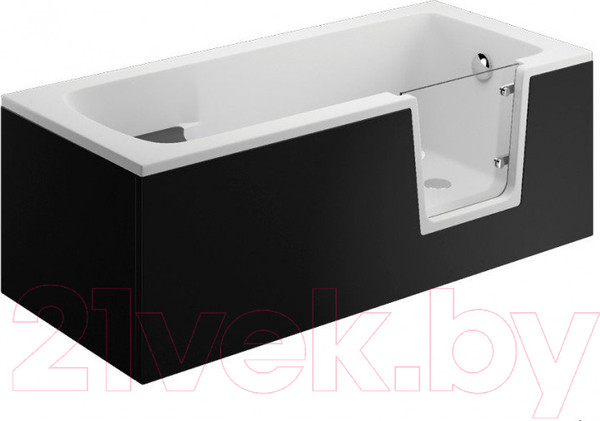 Изображение товара Экран для ванны Polimat Avo 00623 (140x57, черный)