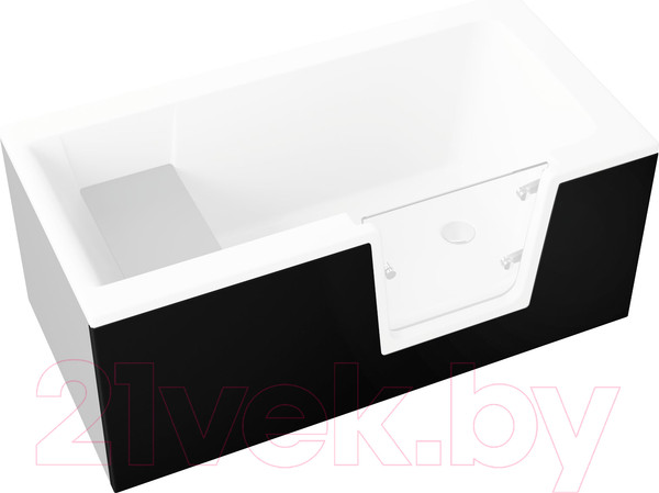Изображение товара Экран для ванны Polimat Vovo 00626 (140x57, черный)