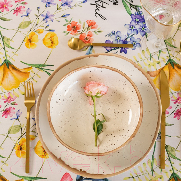 Изображение товара Скатерть Доляна Make all things beautiful 145x180 / 10389118