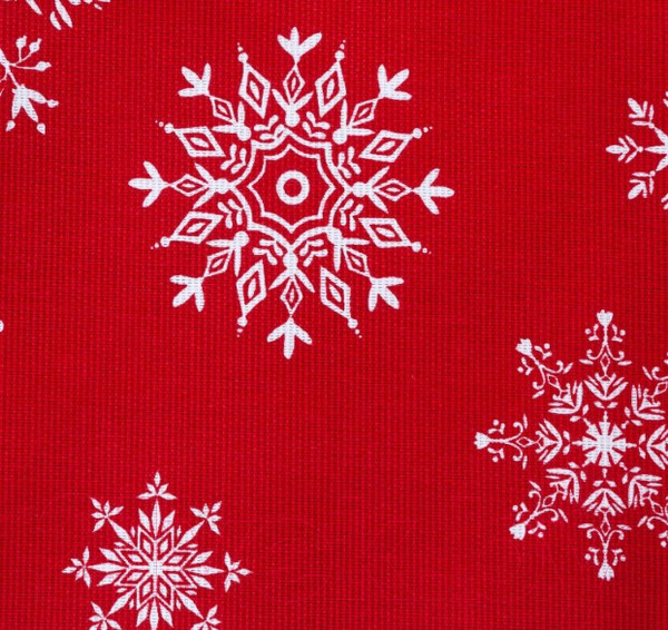 Изображение товара Скатерть Доляна Белые снежинки 149x180 / 4478732