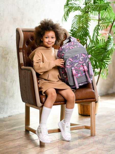 Изображение товара Школьный рюкзак Феникс+ Парочка аксолотлей / 64833