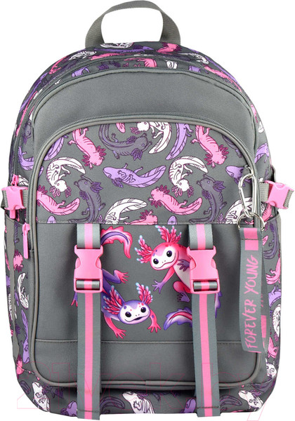 Изображение товара Школьный рюкзак Феникс+ Парочка аксолотлей / 64833