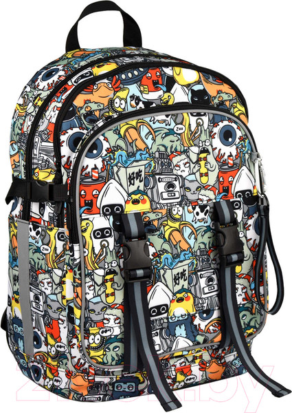 Изображение товара Школьный рюкзак Феникс+ Монстрики / 64834