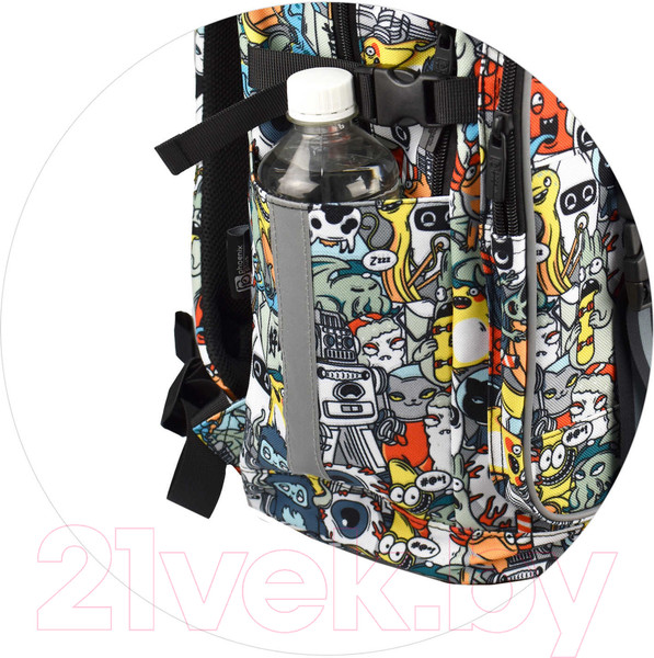 Изображение товара Школьный рюкзак Феникс+ Монстрики / 64834