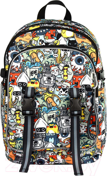 Изображение товара Школьный рюкзак Феникс+ Монстрики / 64834