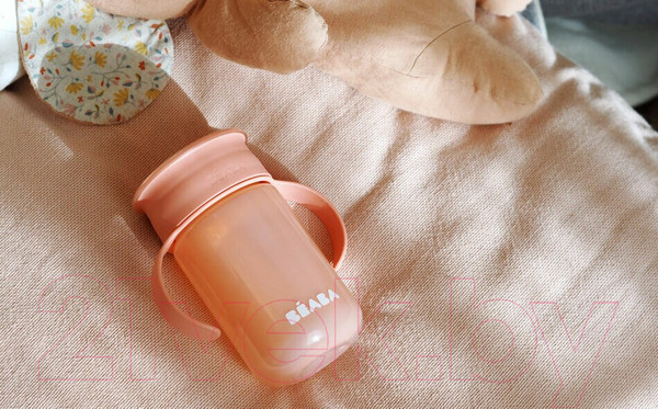 Изображение товара Поильник Beaba Tasse Apprentissage 913571 (340мл, Pink)