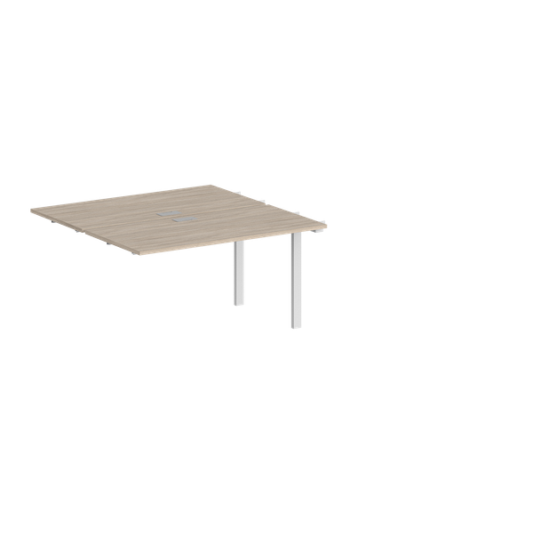 Изображение товара Комплект столов модульных Norden 280x163.8x75 / SG.218.OL.63.WH (белый/дуб светлый)