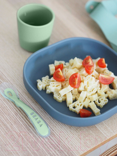 Изображение товара Тарелка для кормления Beaba Assiette Silicone 913550 (Mineral Grey)