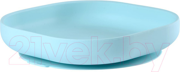 Изображение товара Тарелка для кормления Beaba Assiette Silicone 913430 (Plate Blue)