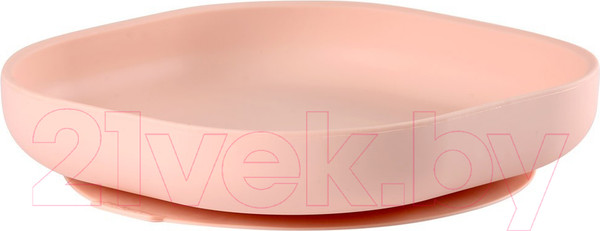 Изображение товара Тарелка для кормления Beaba Assiette Silicone 913431 (Plate Pink)