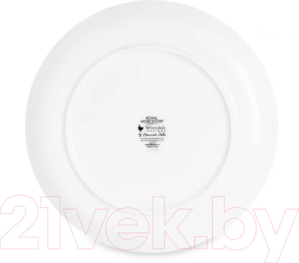 Изображение товара Тарелка столовая обеденная Royal Worcester Забавная фауна Барсук / RWC WNB4077-XB-Badger