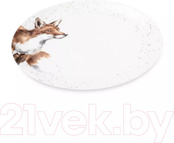 Изображение товара Тарелка столовая обеденная Royal Worcester Забавная фауна Лиса / RWC WNB4077-XB-Fox