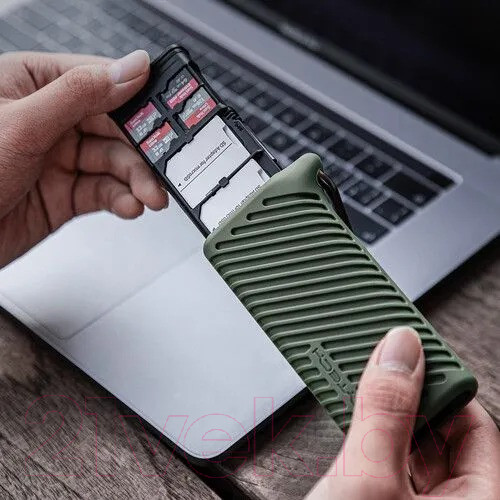 Изображение товара Кейс для карт памяти Pgytech CreateMate High-speed Card Reader Case / P-GM-162 (с кардридером)