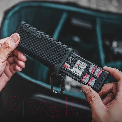 Изображение товара Кейс для карт памяти Pgytech CreateMate High-speed Card Reader Case / P-GM-162 (с кардридером)