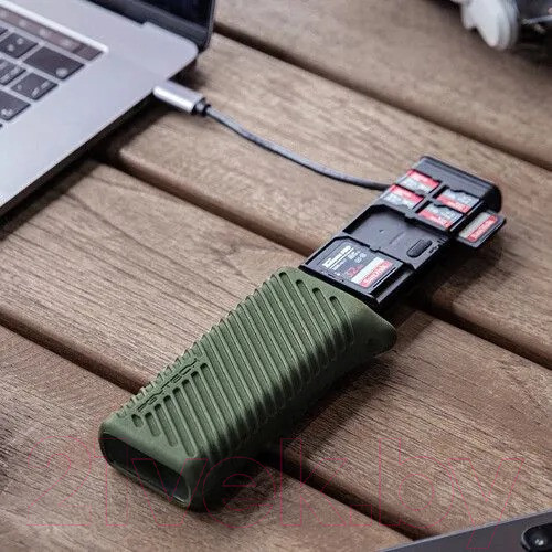 Изображение товара Кейс для карт памяти Pgytech CreateMate High-speed Card Reader Case / P-GM-162 (с кардридером)