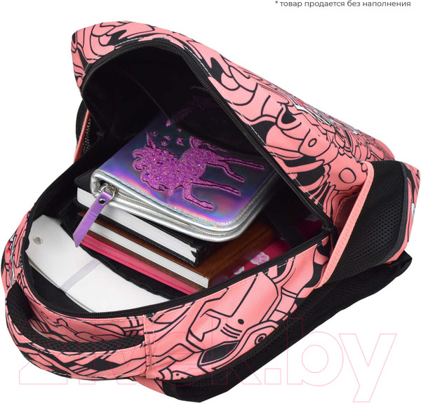 Изображение товара Школьный рюкзак Феникс+ Розовая девушка / 65739