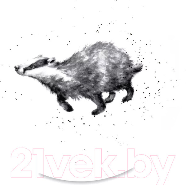 Изображение товара Тарелка закусочная (десертная) Royal Worcester Забавная фауна Барсук / RWC WNB5658-XB/1