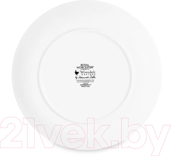 Изображение товара Тарелка закусочная (десертная) Royal Worcester Забавная фауна Барсук / RWC WNB5658-XB/1