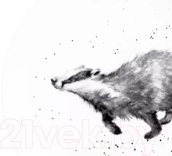 Изображение товара Тарелка закусочная (десертная) Royal Worcester Забавная фауна Барсук / RWC WNB5658-XB/1