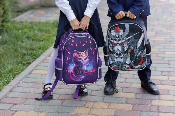 Изображение товара Школьный рюкзак Феникс+ Волшебный кот / 64618