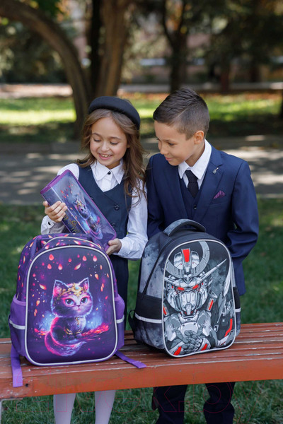 Изображение товара Школьный рюкзак Феникс+ Волшебный кот / 64618