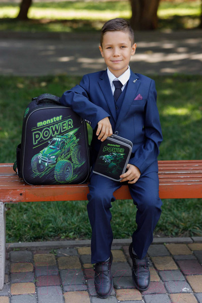 Изображение товара Школьный рюкзак Феникс+ Монстр-трак / 64832