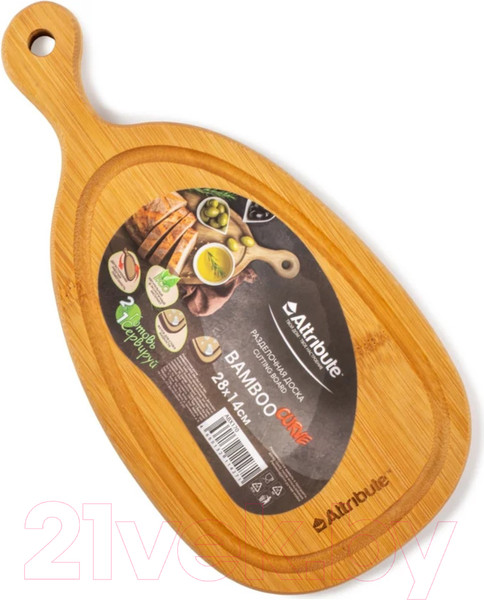 Изображение товара Разделочная доска Attribute Bamboo Curve ABX170