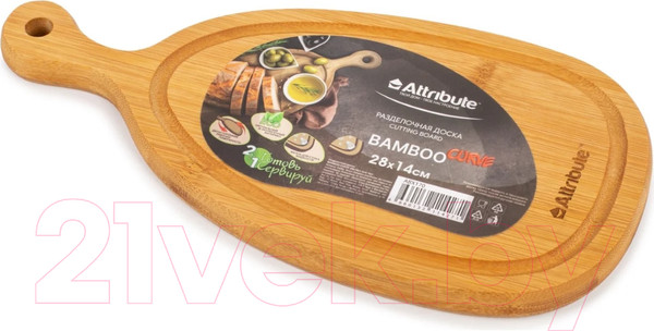 Изображение товара Разделочная доска Attribute Bamboo Curve ABX170