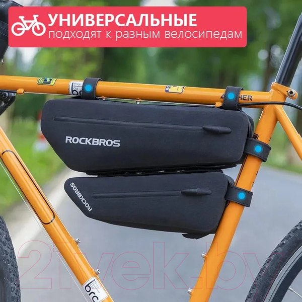 Изображение товара Сумка велосипедная RockBros AS-075 (2шт, черный)
