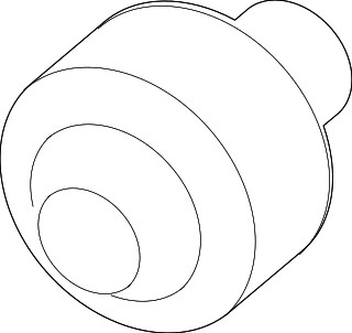 Изображение товара Сайлентблок рычага подвески Volkswagen 8K0407515