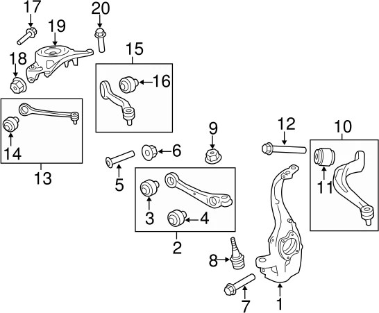 Изображение товара Сайлентблок рычага подвески Volkswagen 8K0407515