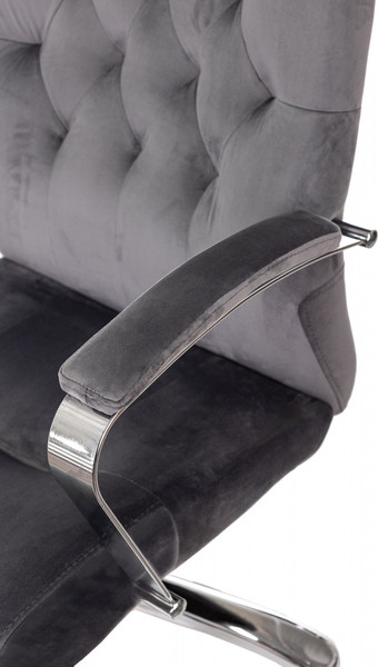 Изображение товара Кресло офисное Бюрократ T-9928SL (Fabric серый Italia 26/крестовина металл хром)