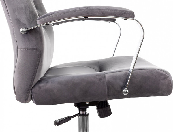 Изображение товара Кресло офисное Бюрократ T-9928SL (Fabric серый Italia 26/крестовина металл хром)