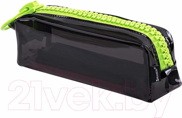 Изображение товара Пенал Brauberg Neon / 271564 (зеленый)