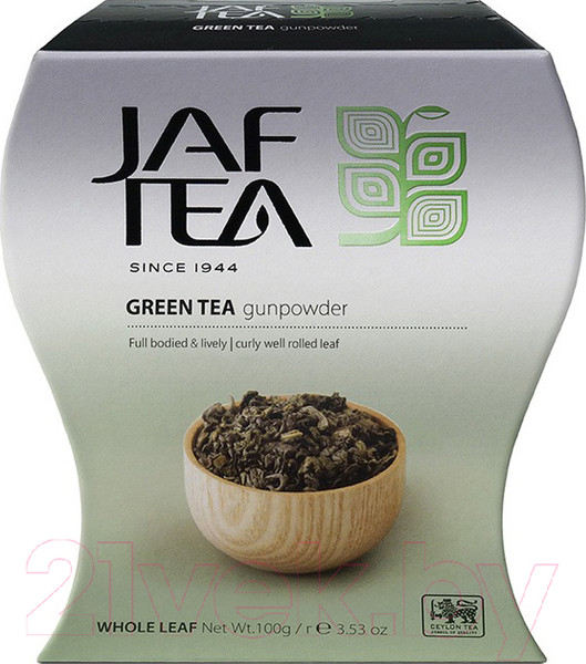 Изображение товара Чай листовой Jaf Gunpowder Цейлон зеленый байховый (100г)