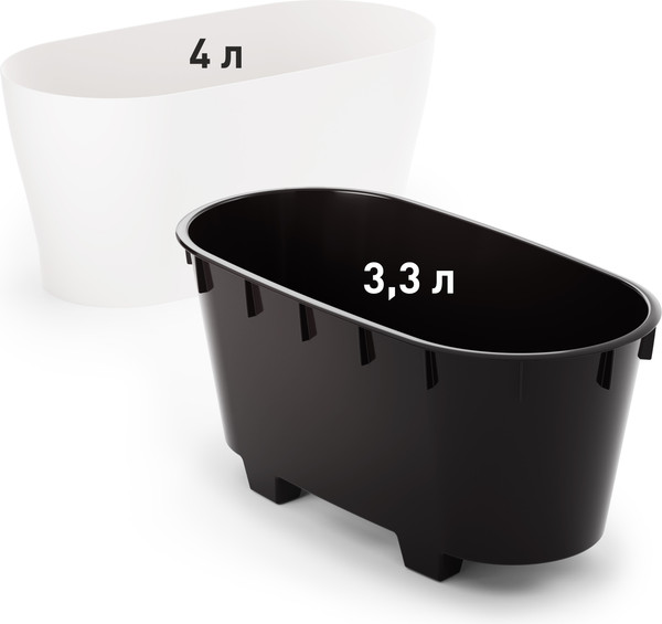 Изображение товара Кашпо Альтернатива Лея / М8559 (белый)