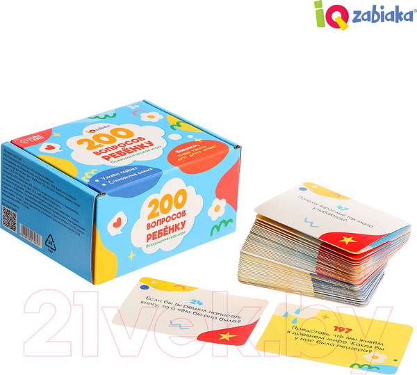 Изображение товара Настольная игра Zabiaka IQ 200 вопросов ребенку / 10417485