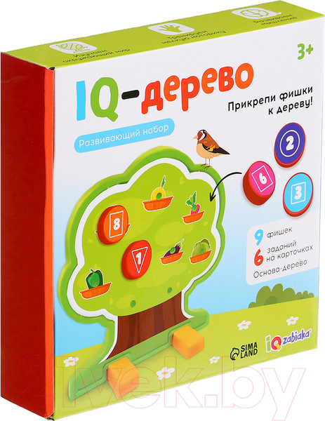 Изображение товара Развивающий игровой набор Zabiaka IQ-дерево / 10122108
