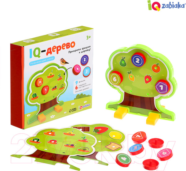 Изображение товара Развивающий игровой набор Zabiaka IQ-дерево / 10122108