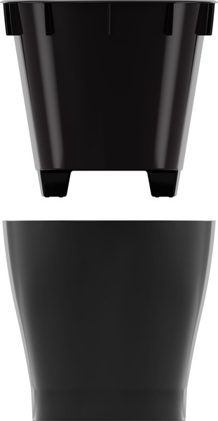 Изображение товара Кашпо Альтернатива Лея / М8898 (графитовый, с автополивом)