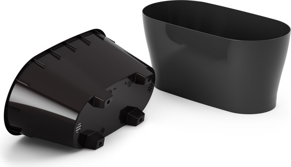 Изображение товара Кашпо Альтернатива Лея / М8898 (графитовый, с автополивом)