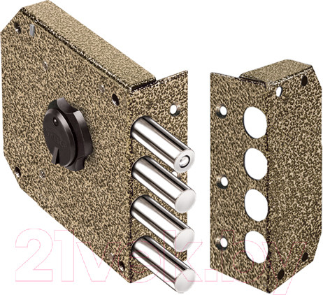 Изображение товара Замок накладной Эльбор 1.05.51.КМА Базальт